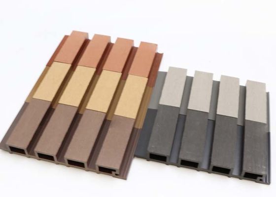 panneau composé en plastique de mur WPC de mur de 160x24mm de panneau en bois extérieur de cavité