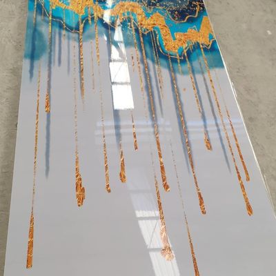 3D imprimant la feuille de marbre de PVC 1220x2440 de marbre UV millimètre pour la décoration de mur