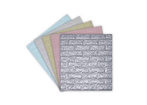 Autocollant auto-adhésif de papier peint de décoration de PE de mousse de papier peint du papier peint à la maison 3D 70x77cm de chambre à coucher