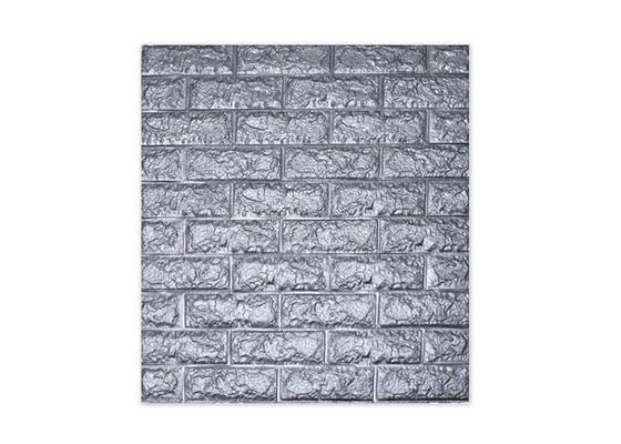 Petit pain décoratif d'autocollant de mur de mousse de brique auto-adhésive de la mousse 3D pour le décor de salon