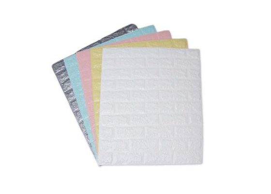 Brique imperméable 77cm de papier peint du papier peint 3D de mousse de PE de DIY Art Decor Interior