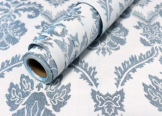 Papier peint auto-adhésif de vinyle de petit pain d'autocollant de papier peint de la décoration 10m de mur intérieur