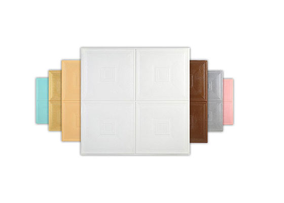 Le PE écument 3D décoration auto-adhésive de mur intérieur du papier peint 70x77