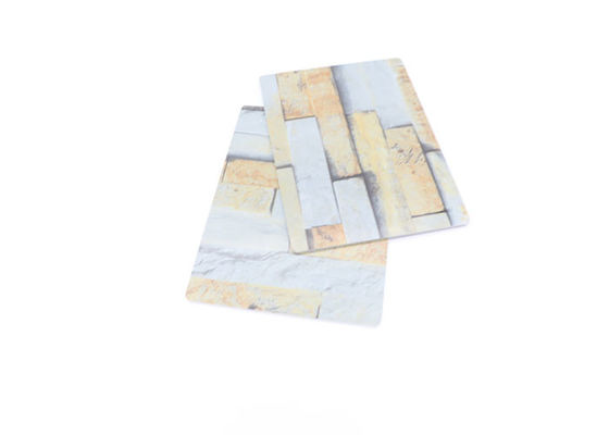 Panneaux de mur UV décoratifs de haute de PVC feuille imperméable brillante de marbre