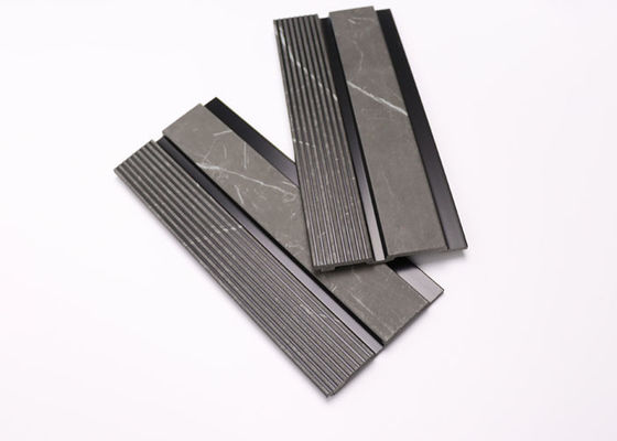 Panneau en bois décoratif imperméable intérieur de mur de grain de panneau de mur de polystyrène