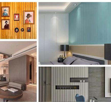 Panneau murale en WPC pour la décoration intérieure