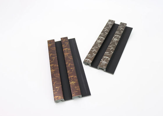 Panneau mural décoratif en bois de couleur polystyrène 3d PS panneau mural cannelé panneau mural