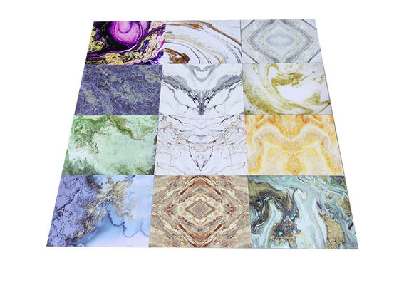 Le mur intérieur de marbre UV Decotion de la feuille 1220x2800mm de PVC imperméabilisent