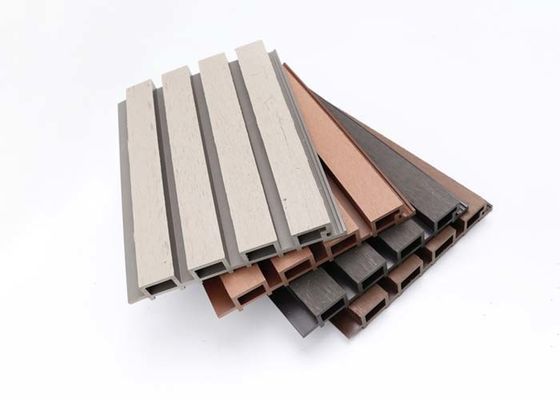 Esay pour installer le bois du panneau 3D de picoseconde a tuyauté l'extérieur de panneau de mur de picoseconde