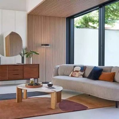 Esay pour installer le bois du panneau 3D de picoseconde a tuyauté l'extérieur de panneau de mur de picoseconde