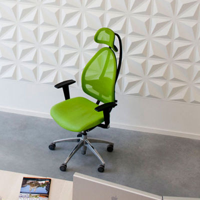 PVC 100% intérieur à la maison décoratif de conception moderne de panneaux de mur 3D de 50x50cm
