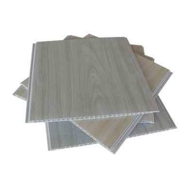 Haut panneau de plafond de impression d'intérieur brillant de PVC en bois 250x8mm pour sud-américain