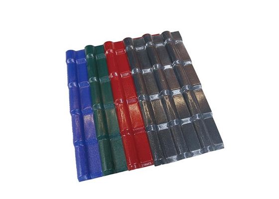La tuile de toit de PVC d'ASA Synthetic Resin a ridé les feuilles couvrantes en plastique d'UPVC