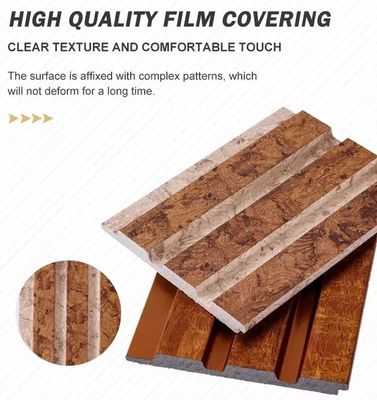 Bois alternatif de polystyrène de mur du panneau 2.9m de panneau décoratif intérieur de mur