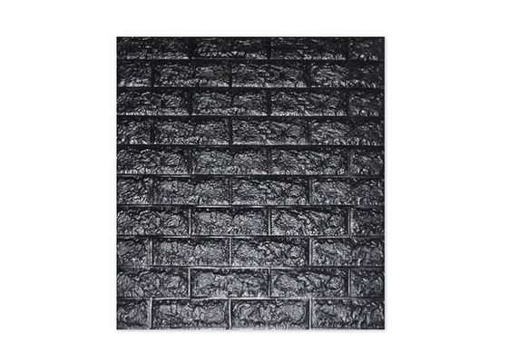 Papier peint étanche à l'humidité DIY décoratif à la maison auto-adhésif 3D de mousse