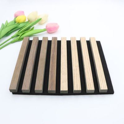 Panneaux acoustiques de mur de diffusion Conseil Insonorisation Lamelle Fibre de bois