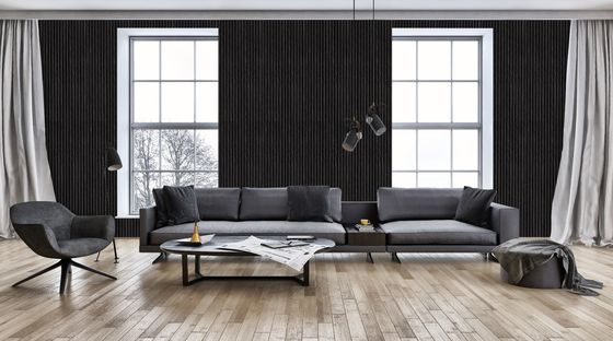 Panneaux acoustiques de mur de diffusion Conseil Insonorisation Lamelle Fibre de bois