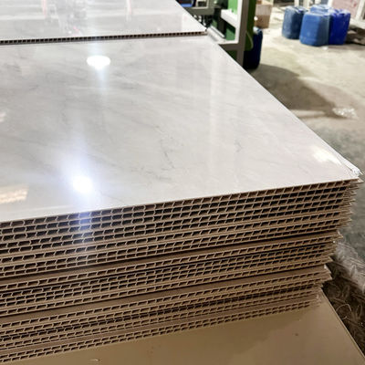 Panneaux de salle de bain en plastique écologique en marbre pour les murs intérieurs Villa appartement salle de bain imperméable