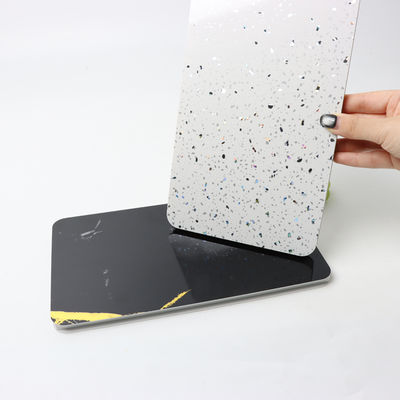 Panneau mural de douche en PVC imperméable et écologique, surface facile à nettoyer