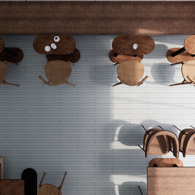 Film de sol décoratif facile à installer et amovible avec des motifs réalistes