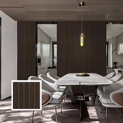 Panneau mural de plafond cannelé en PVC, résistant à l'humidité et facile à installer, pour décoration murale de plafond d'intérieurs modernes