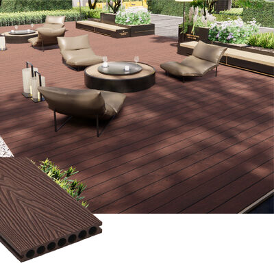 Parquet en WPC de haute durabilité Parquet composite imperméable à l'eau pour jardin extérieur