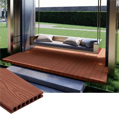 Parquet en WPC de haute durabilité Parquet composite imperméable à l'eau pour jardin extérieur