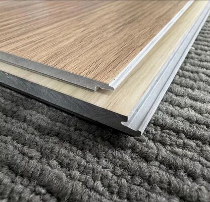 Planche flottante rigide imperméable de serrure de clic de couche d'usure du plancher 20mil de vinyle de Spc 5mm