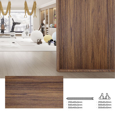 Panneau mural de cloisonnage en PVC, panneau de séparation décoratif pour l'intérieur