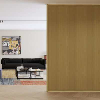 Panneau de cloison en PVC imperméable, ignifuge et résistant à l'humidité pour la décoration intérieure de bureaux