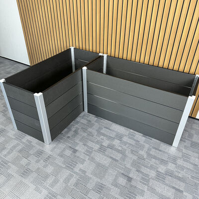 Boîte de plantation de lit de jardin en plein air avec matériau ignifuge ignifuge écologique pour la plantation dans la cour