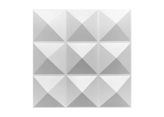Or brillant décoratif intérieur imperméable Diamond Design des panneaux de mur 3D de PVC 1mm