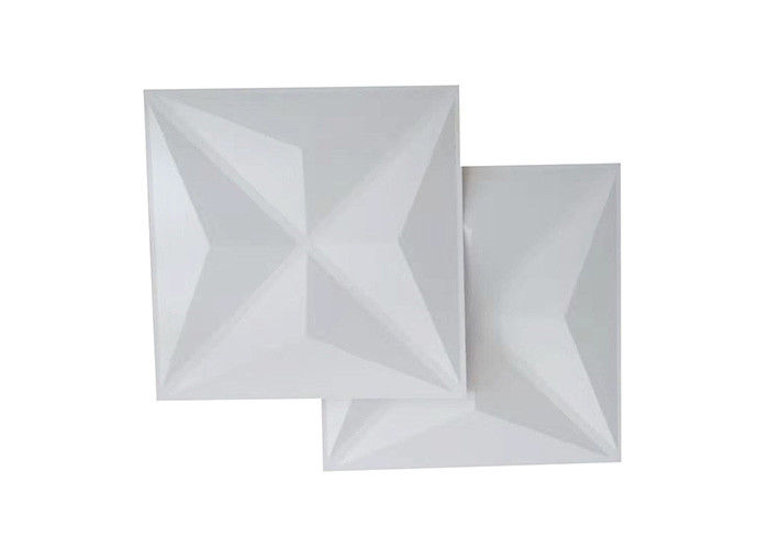 Panneau de mur 3D intérieur décoratif de maison imperméable de résine de PVC pour des murs