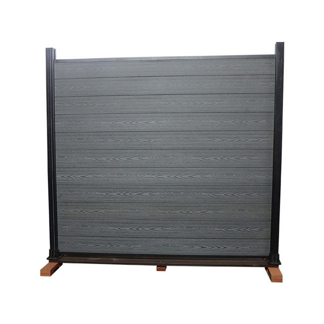 barrière Panels Embossed Co - panneaux à la maison extérieurs de 1.8m x de 1.8m Wpc d'extrusion