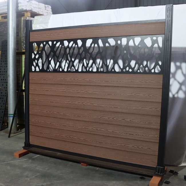 Barrière facile Panels de Wpc d'installation panneaux extérieurs d'extrusion de 1.8m * de 1.8m Co