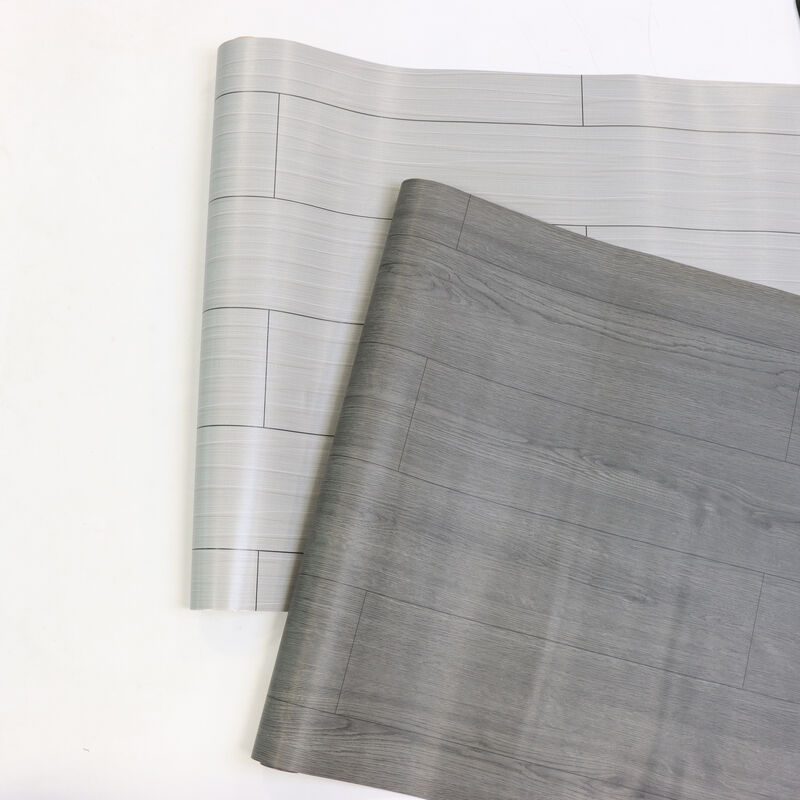 Film de sol décoratif facile à installer et amovible avec des motifs réalistes