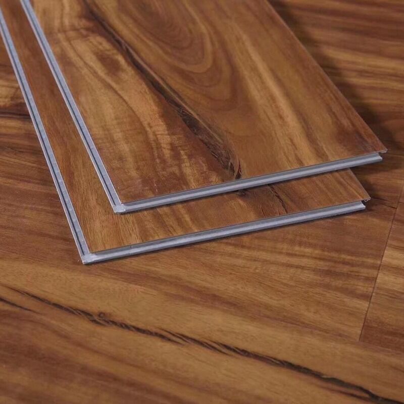 Sol SPC résidentiel doté de PVC avec matière première calcaire dimensions 1220mm X 183mm résistant à l'usure