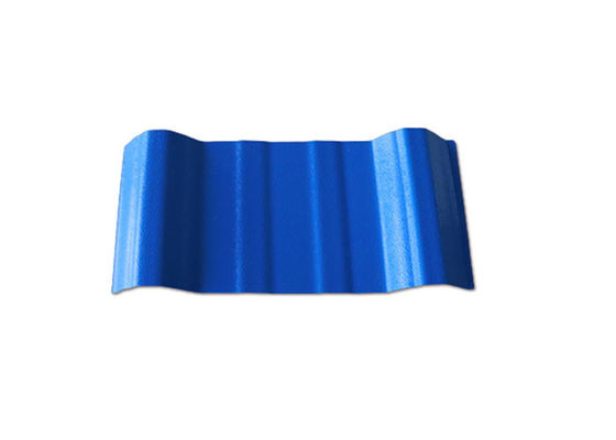 Faciles ignifuges installent les tuiles en plastique ondulées de tuiles de toit pour la tuile de feuille de toit de résine de PVC de lumière de toit