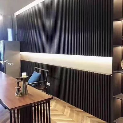 Panneau de mur décoratif 195x28mm intérieur d'intérieur alternatif du panneau de mur en bois WPC WPC