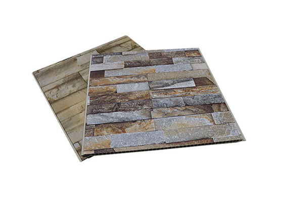 Panneaux de mur stratifiés de PVC de 400x9mm 600x9mm pour la décoration de mur intérieur