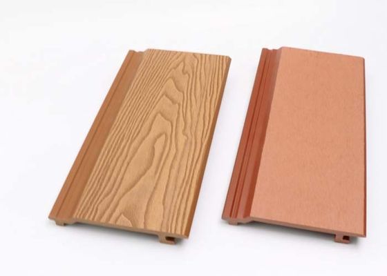 Revêtement extérieur de mur du panneau de mur de la décoration extérieure WPC de mur 219mmx26mm