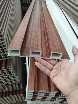 Panneau de mur décoratif 195x28mm intérieur d'intérieur alternatif du panneau de mur en bois WPC WPC