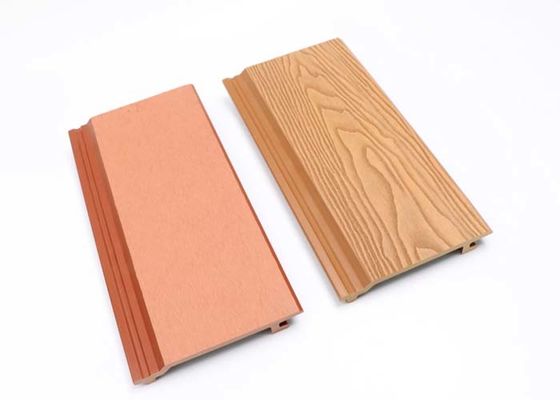 Panneau composé en plastique cannelé extérieur de mur de revêtement extérieur de panneau de mur de WPC