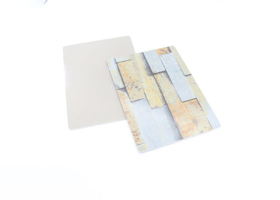Feuille UV de haut de 1220x2440mm 3mm de PVC de mur de panneau marbre brillant de PVC