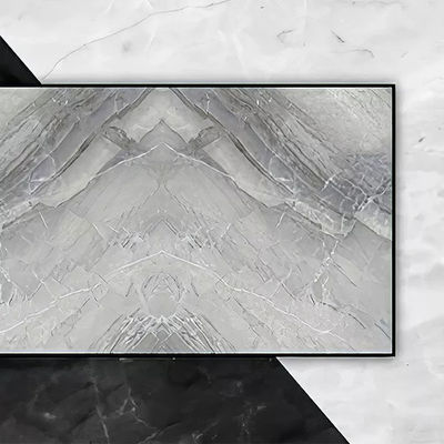 Feuille UV de haut de 1220x2440mm 3mm de PVC de mur de panneau marbre brillant de PVC