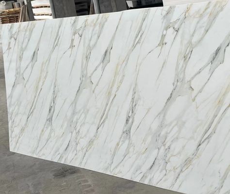 Panneau UV de fond de mur de décoration intérieure de feuille de marbre de PVC de revêtement