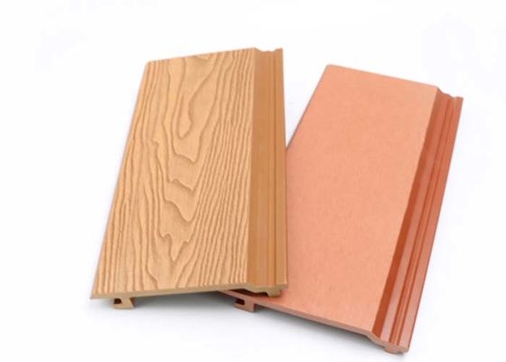 Revêtement extérieur imperméable de mur de panneau de mur extérieur du panneau de mur de WPC 219x26mm WPC