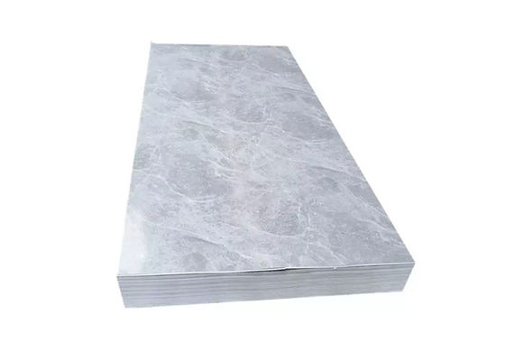 Le mur intérieur Decotion imperméabilisent la feuille en plastique de marbre UV 1220x2800mm de PVC