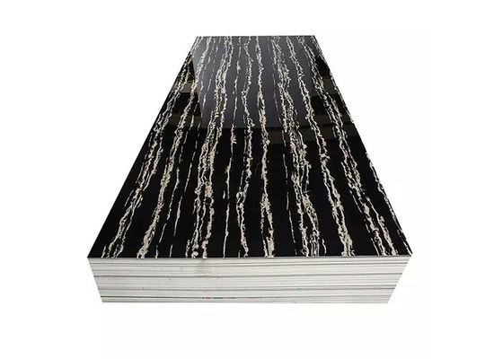 feuille de marbre UV de PVC 4x8 de 3mm pour le décor d'intérieur de mur