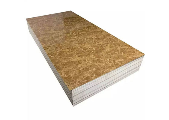feuille de marbre UV de PVC 4x8 de 3mm pour le décor d'intérieur de mur